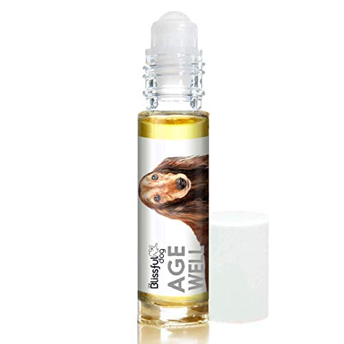 Image of The Blissful Dog Daschund Age Well Dog Aromatherapy Roll-On Bottle for Your Dog's Peaceful Ageing