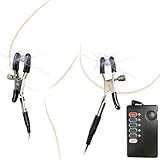 Elektrostimulation Nippelklemmen Elektro-Schock-Spielzeug für Brust und Flirten Einstellbar Nippelklemme Sex Toys Bondage Set Nippel Stimulation SM Fetisch Sexspielzeug Für Frauen Männer