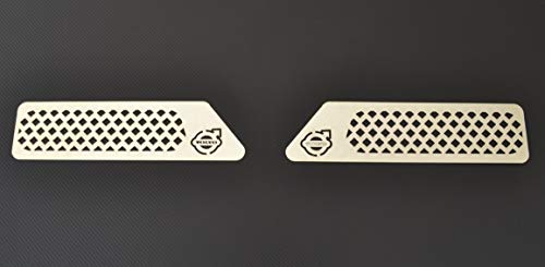 2 prese d'aria in acciaio inox per parabrezza