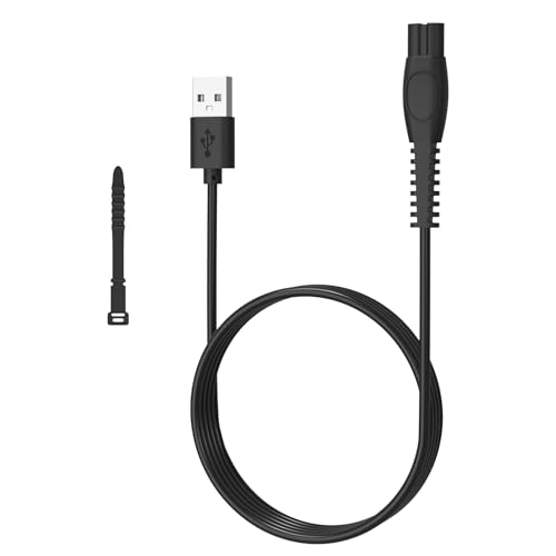 GOLDFOX 5V USB Charger Cord Compatible with Philips Norelco One Blade 360 Shaver QP2724 QP2834 QP4530 MG7910 MG9525 MG9510 MG5910 S7887 QP1924 X5006 Electric Trimmer Shaver Replacement Charging Cable