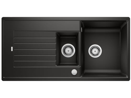 BLANCO ZIA 6 S évier de cuisine familial noir 60 cm avec égouttoir