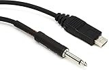 Roland Gold Series Midi Cable, 10ft / 3M Interconnect Cable, 1/4' - USB, Black PVC