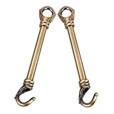 Kisangel 2 Stück Tragende Hängelampenstange Aus Metall Mit Haken Und Aufhängehaken 10cm Belastbare Leuchtenstange Für Lampenmontage Und Lampenreparatur