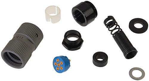 GC329 - DIN Audio/Video Connector, Conforms to MIL-C-55116, 6 Contacts, Plug, Cable Mount, Crimp, (Pack of 2) (GC329)