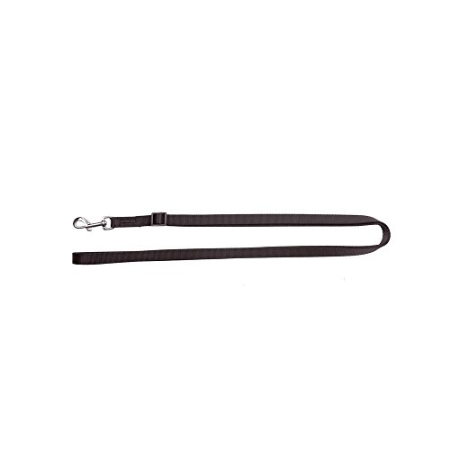 Dingo Black Leash for Dog Lead with Smooth Length Control 10328, 2 x 120-190 cm
