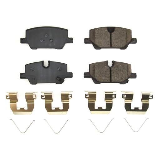 Image of PowerStop Rear Brake Pads for Buick Encore GX 2020-24 | Chevrolet Trailblazer 2021-24 - Z17 Ceramic Brake Pads with Installation Hardware, 17-2308