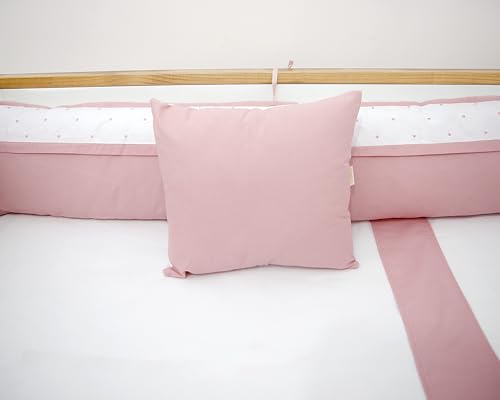 Kit Entre Mães Sonhar Rose Completo 9 Peças 100% Algodão Luxo Baby Home Menina Menino