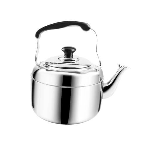 CIYODO Bollitore in Acciaio Inossidabile con Filtro Fischietto Resistente Gas Elettrico e Induzione Per Casa e Tè Alta Resistenza e Riscaldamento Rapido