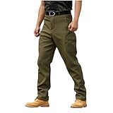 Warehouse Deals Today Plus Size Tops for Women Men's Fashion Outdoor Sports Trousers Casual Fall 2024 Soft Mountain Climbing Fleece Pants Lounge Tactical Pants Army Green