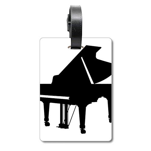 Étiquette valise piano anti-perte bagage voyage instrument
