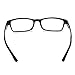 HUIHUIKK Distance Glasses Black Frame Shortsighted Myopia Glasses -1.50 Strength **These are not reading glasses**