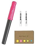 Pilot Kakuno Fountain Pen, Fine Nib, Pink Body, Pilot Fountain Pen Converter, CON-40, 2-Pieces,...