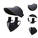 predolo Sun Protection Hat with Removable Face Mask for Fishing and Travel, Dark Gray
