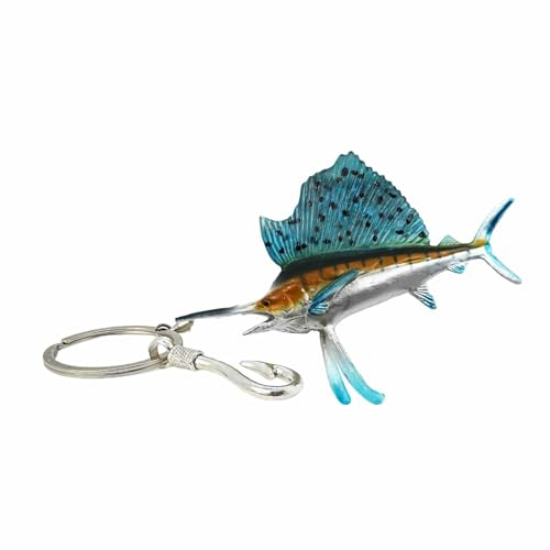 Image of Bass Fishing Keychain Gifts, Bass Fish Key Chain for Men, Cool Fishing Keychain Stuff Funny for Fishing Lovers