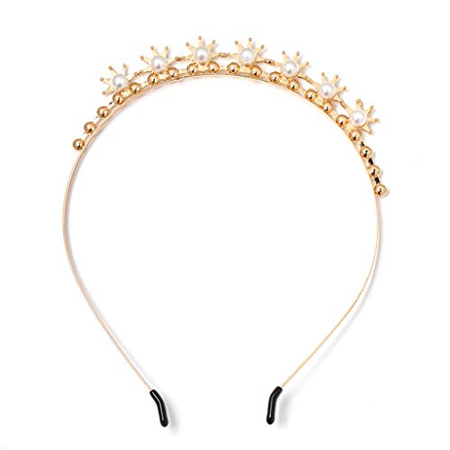 Pearl Headband Headbands for Women Gold Headband Hair Clip Hairpins Headwear Styling Tools Accessories for Party Wedding Daily