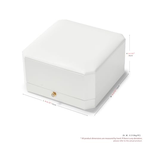 Leather Bracelet Gift Box Bangle Holder Octagonal Jewelry Gift Box For Bangle Bracelet Storage