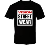 European standard size WEIJING Vision Street Wear Skateboard Poster Men\'s T Shirt Black L