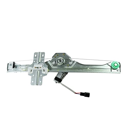Image of TRQ Rear Left Power Window Regulator & Motor Assembly Drivers Side Compatible with 2008-2012 Buick Enclave 2009-2012 Chevrolet Traverse 2007-2012 GMC Acadia 2007-2010 Saturn Outlook