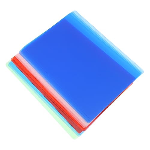 Holibanna 16pcs - Writing Boards for Students Translucent Exam Pads Multi-Color Reading Strips for Use Material for All Ages Dyslexia Support