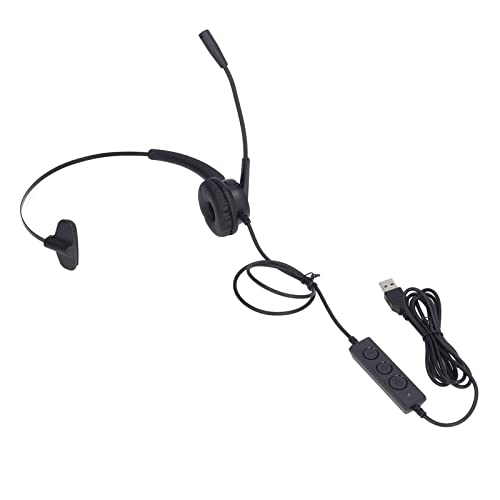 Xiuganpo Business-Headset, Am ABS-Kopf Montiertes Plug-and-Play-Kundendienst-Headset für das Büro