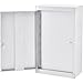Global Industrial Stainless Steel Narcotics Cabinet, Double Door/Double Lock, 18