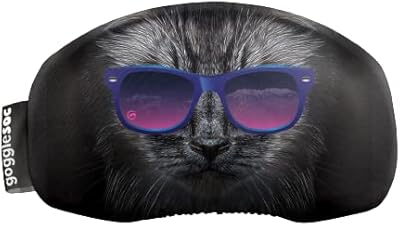 GOGGLESOC: Microfiber Protective Goggle Cover - Bad Kitty Soc