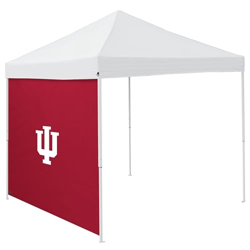 Logo Brands NCAA Indiana Hoosiers 9x9 Canopy Side Panel – Team Colors, Privacy & Weather Shelter