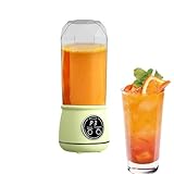 Dubbulon Frullatore Personale Portatile - 550 ml Potente Mixer Manuale Senza Fili per Frullati,Estrattore di Succo Elettrico da Viaggio - per Frutta Verdura Casa Ufficio Palestra Campeggio