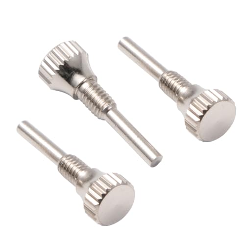BESTonZON Essential Trumpet Accessories 3pcs Silver Tone Positioning Screws Copper Trumpet Repair Parts for Trumpet Lovers