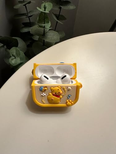 Image of Airpods Pro 2 Protective Liquid Silicone Case for AirPods (Winnie Pool)