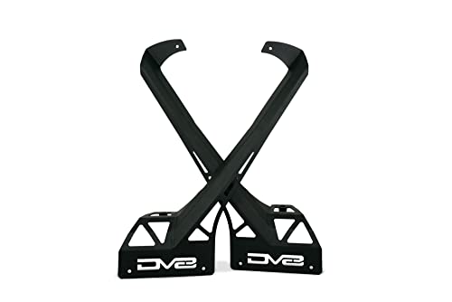 DV8 Offroad | LBJL-07 | A-Pillar Light Bar Mount for 2020-Current Wrangler JL 392 Edition & Gladiator JT Mojave Edition | Mounts Along Windshield | Fits 50-52 inch Light Bar | Steel Construction