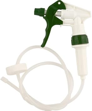 Trigger Sprayer Nozzle for Gallon Jug or Bottle - 3 Foot Extended Hose - Garden & Plants Pump Sprayer - Fits 38-400 Closure Bottles & Jugs
