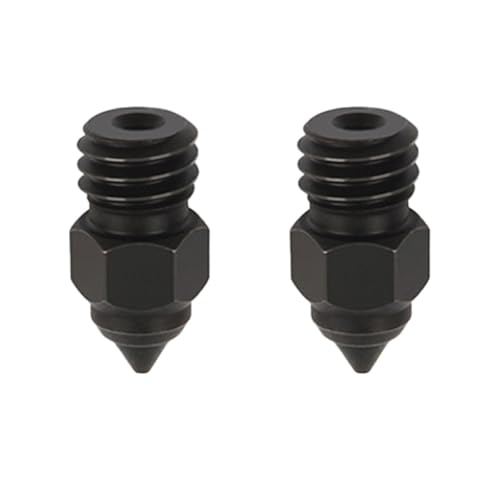 MK8 �m�Y���ACR 6 SE �m�Y�� CR5 Pro/Ender 3 S1 Pro/CR10 V2/Ender5 0.2/0.4/0.6/0.8mm ��i�n�[�h�ɑΉ�(Hard steel -2pcs,0.8mm)