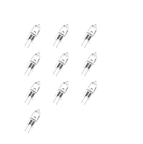 Phoenimax 10Pack G4-12V-10W Jc Bi-Pin Base Halogen Bulb For Landscape, Puck Lights, Indoor & Outdoor Lights #TOP5