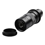 C-Mount Mikroskopkamera Zoomobjektiv mit manuellem Fokus und 0,7 x 4,5 x optischer Vergrößerung für wissenschaftliche Beobachtung (120X)