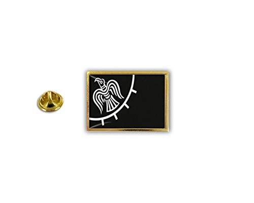 Spilla Pin Badge Pin's Bandiera Viking Vinland Odin Raven Bianco Spilla Pin Badge Pin's Bandiera Viking Vinland Odin Raven Bianco