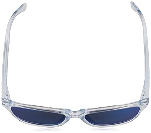 Oakley Youth Oj9006 Frogskins Xs Square Sunglasses, Polished Clear/Prizm Sapphire, 53 Mm #TOP3