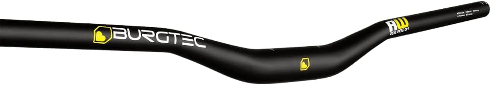 Burgtec RideWide DH Alloy Bars 31.8mm 30mm Rise Black