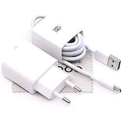 Cargador Original Huawei G Elite Plus Cargador rápido original HW-059200EHQ 2A QC + cable de carga tipo C con USB para Huawei Honor 8, Mate 9, P9, P9 Plus, Nova Plus, P10, P10 Plus + paño mungoo® para limpiar la pantalla