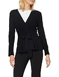 Slim Fit Jacket, with rising collar and sash Detail tied at waist. Stretch Viscose with level 14 fineness knit Stitch.