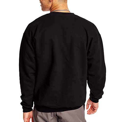 Hanes Men's Ultimate Heavyweight Fleece Sweatshirt, Black, Medium #TOP5