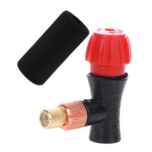 Hemobllo Inflador para Bicicleta con Funda Protectora de Válvula de Control Integrada Inflado Rápido y Portátil Adecuado para Ciclismo de Carretera y Diario