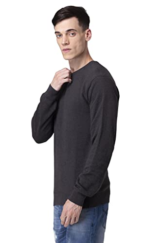 Image of Allen Cooper Solid Sweater for Men