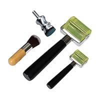 2,5 cm & 5,1 cm Laubnahtrolle, Glättungswerkzeug, Staubbürste, für drehbare Metallblätter in Automobilqualität (Rolle und Staubwedel), 2,5 cm Blattspinnerwerkzeug, entsperrt 3D-Effekte, verbessert