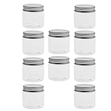 LOABXYUZ 10 botes de plástico transparente for maquillaje, de viaje, de 30 a 120 ml (100 ml a 60 ml).