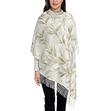 Design Particulier: Ce modèle d’écharpe allie fonctionnalité et mode. L’assortiment classique de couleurs s’intègre parfaitement aux teintes de l’automne et de l’hiver. Les motifs Feuilles beiges élégantes de ces écharpes pour femmes se combinent facilement avec n’importe quelle tenue, reflétant votre charme unique et universel en toutes saisons. L’ourlet astucieux à pompons est exquis et plein de vitalité, rendant l’écharpe plus élégante et plus drapée