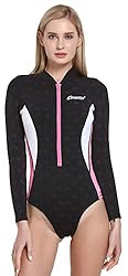 Cressi Termico Long Sleeve Lady Swimsuit 2mm Traje...: Bañador de mujer de manga larga en neopreno de doble forro Ultraspan de 2 mm Perfecto para nadar, la playa, el esnórquel y otros deportes acuáticos Diseño anatómico para el máximo confort y vestibilidad Cremallera delantera para poder ponérselo con c...