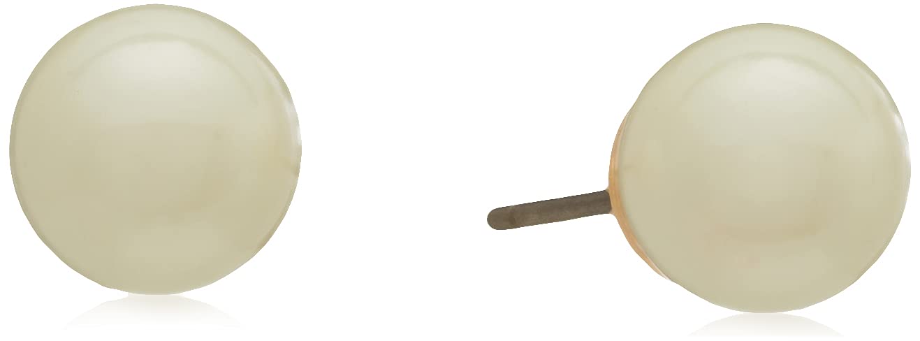 Anne Klein Women's Pearl Stud Earrings, Layered Statement Fashion Jewelry for Everyday and Evening Wear