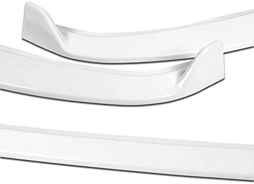 3PCS Front Bumper Lip Kit fit for compatible with 2001-2005 Lexus IS300, STP-Style Splitter Trim Protection Spoiler, Air-Dam-Chin-Diffuser (Painted White)