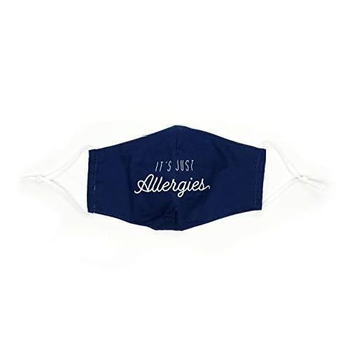 Care Cover unisex adult Reusable Protective Face Mask Bandana, It's Just Allergies, One Size US